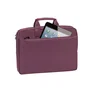 Rivacase 8231 Bandolera para Portátil hasta 15.6" con Compartimento para Tablet, Maletín Acolchado Púrpura