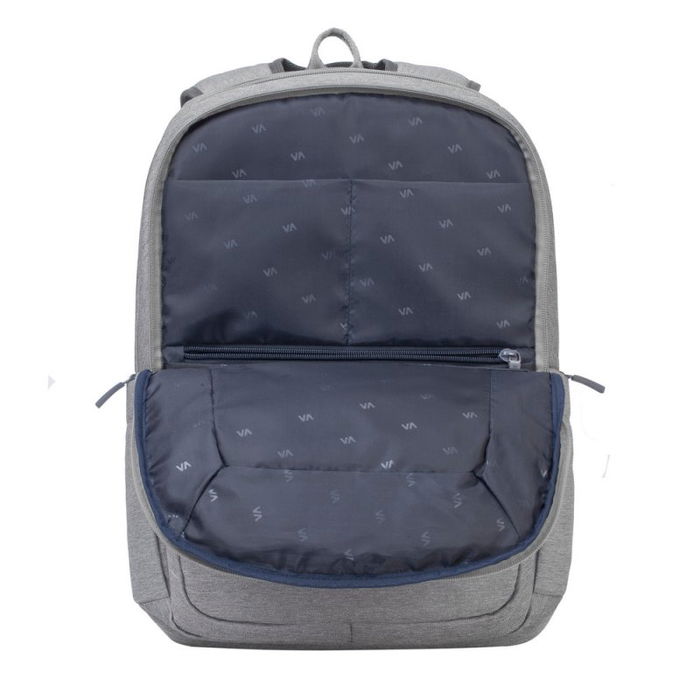 Rivacase 7760 Suzuka Mochila Portátil 15.6 Pulgadas, Compartimento para Laptop, Tablet, Antirrobo, Gris, 17 Litros