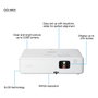 Epson CO-W01 Proyector Multimedia WXGA 3LCD 3000 Lúmenes