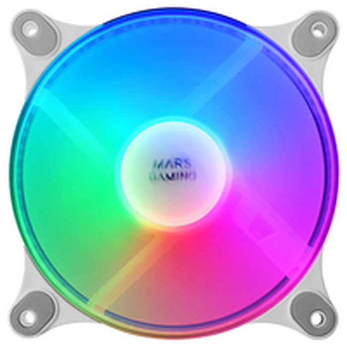 Mars Gaming Kit de 2 ventiladores MFDUOW 120mm FRGB Blanco Mars Gaming Kit de 2 ventiladores MFDUOW 120mm FRGB Blanco