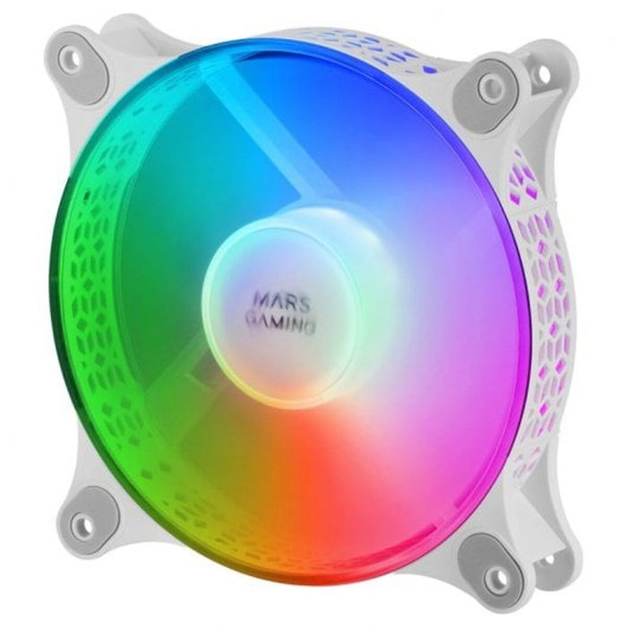 Mars Gaming Kit de 2 ventiladores MFDUOW 120mm FRGB Blanco Mars Gaming Kit de 2 ventiladores MFDUOW 120mm FRGB Blanco