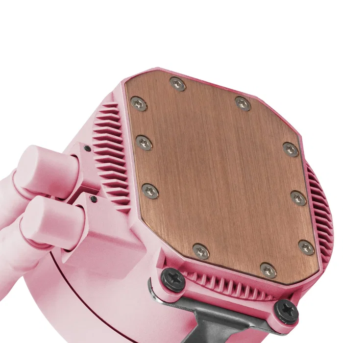 Mars Gaming MLONE120 Refrigeración Líquida AIO CPU 120mm, Rosa, FRGB, Espejo Infinito, TDP 200W, Compatible con Intel/AMD