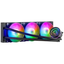 Mars Gaming ML-ONE360 Kit Refrigeración Líquida AIO CPU 360mm RGB Espejo Infinito, 3 Ventiladores 120mm, TDP 550W, Soportes Intel LGA 1700/1200 y AMD AM5/AM4, Negro