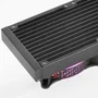 Mars Gaming ML-ULTRA240 Sistema de Refrigeración Líquida AIO 240mm Negro, Iluminación ARGB 360°, Espejo Infinito, TDP 500W, OPTI-CHAMBER 3rd Gen, Compatible con Intel/AMD
