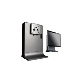 Hiditec D170D10003 - Caja PC All-in-One vertical Mini-ITX, sin fuente, con soporte VESA para monitor hasta 27", conexiones frontales 2x USB y audio