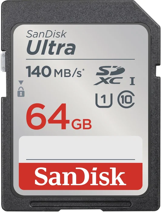Sandisk SanDisk Ultra SDXC 64 GB 140 MB/s Sandisk SanDisk Ultra SDXC 64 GB 140 MB/s
