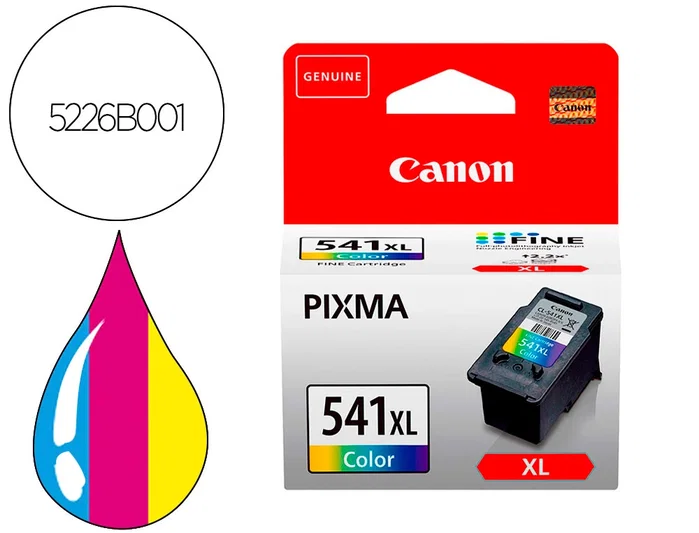 Canon CL-541XL Cartucho de Tinta Tricolor de Alto Rendimiento (XL) Canon CL-541XL Cartucho de Tinta Tricolor de Alto Rendimiento (XL)
