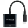 Nano Cable 10.16.4101-BK Conversor USB Tipo-C Macho a VGA Hembra, Negro, 10cm