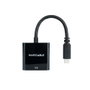 Nanocable Conversor USB-C a VGA 10 cm Negro 10.16.4101-BK