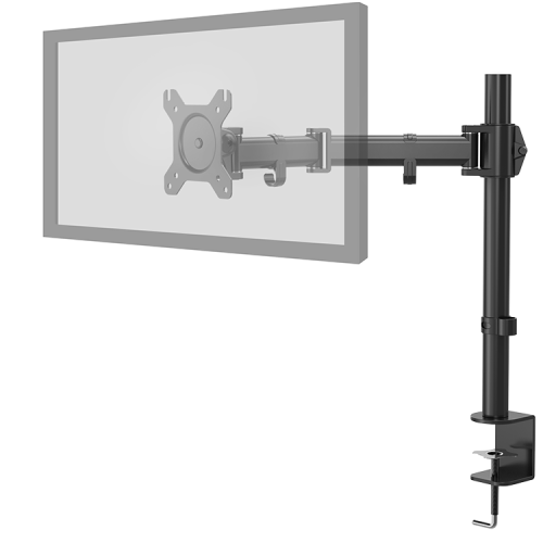 Nox Soporte de Mesa Lite Single Stand para Monitor de 13 a 27 Pulgadas Negro