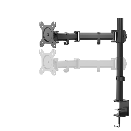 Nox Soporte de Mesa Lite Single Stand para Monitor de 13 a 27 Pulgadas Negro