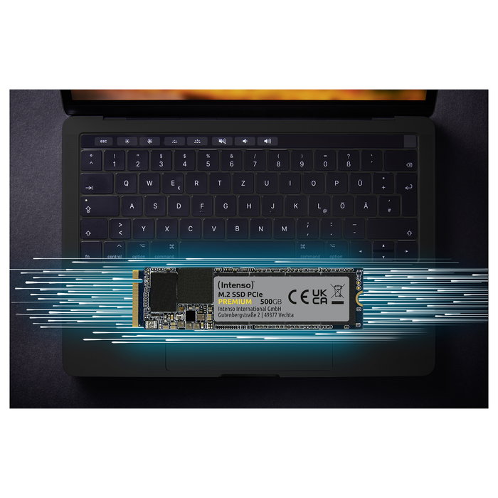 Intenso Premium 2TB SSD M.2 NVMe PCIe 3.0 x4 - 2100 MB/s Lectura, 1700 MB/s Escritura, 3D NAND - Para PC - 3835470