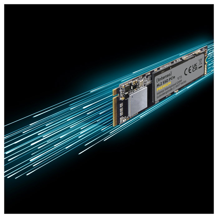 Intenso Premium 2TB SSD M.2 NVMe PCIe 3.0 x4 - 2100 MB/s Lectura, 1700 MB/s Escritura, 3D NAND - Para PC - 3835470