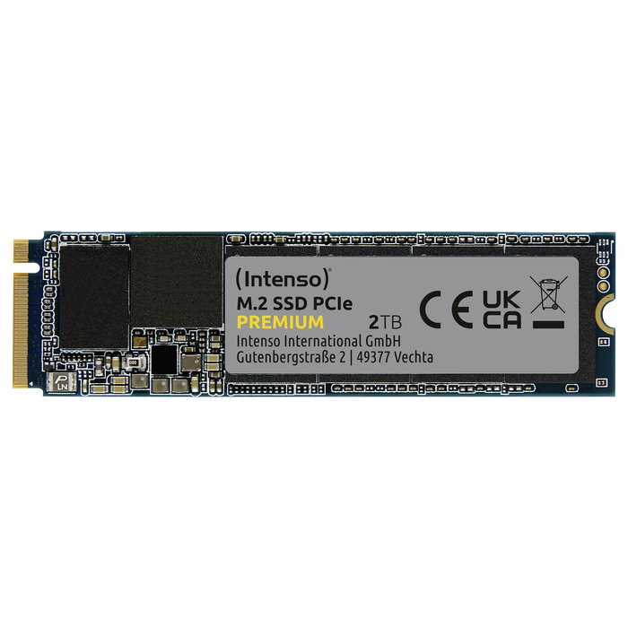 Intenso Premium 2TB SSD M.2 NVMe PCIe 3.0 x4 - 2100 MB/s Lectura, 1700 MB/s Escritura, 3D NAND - Para PC - 3835470