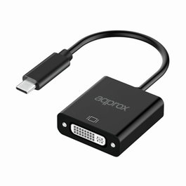 Approx Adaptador USB-C Macho a DVI Hembra