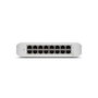 Ubiquiti UniFi Switch Lite 16 PoE, Switch Gestionado Layer 2, 16 Puertos Gigabit (8 PoE+), 45W PoE Total, Blanco
