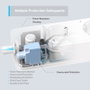 TP-Link Tapo P300 Regleta Inteligente Wi-Fi con 3 Tomas y 3 Puertos USB, Blanco