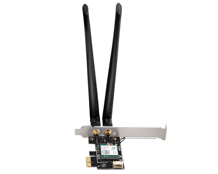 D-Link DWA-X582 Adaptador Bluetooth PCI Express Wi-Fi 6 AX3000 para PC, 2x2 MU-MIMO, Antenas externas, Compatible con Windows 10