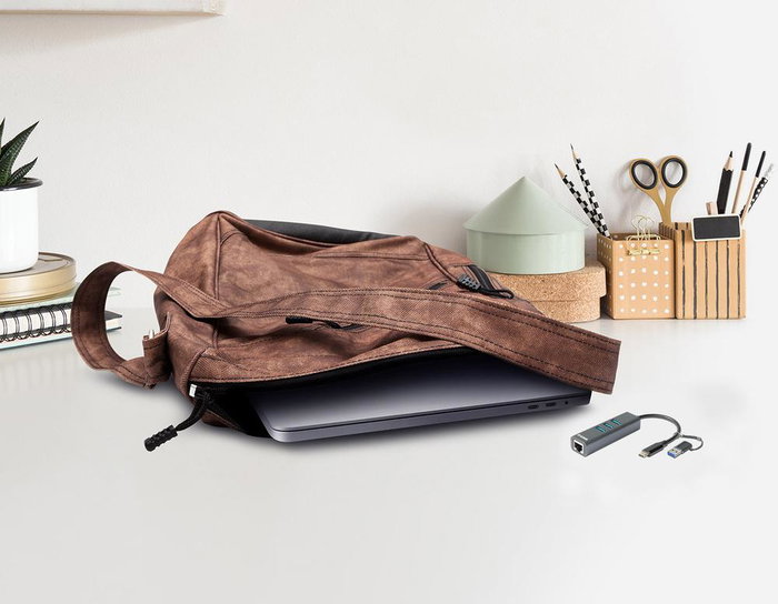 D-Link Hub USB Tipo C con 3 Puertos USB 3.2 Gen 1 y Ethernet Gigabit