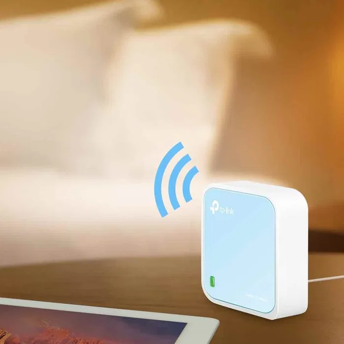 TP-Link TL-WR802N Router Inalámbrico Nano 300Mbps Azul, Blanco