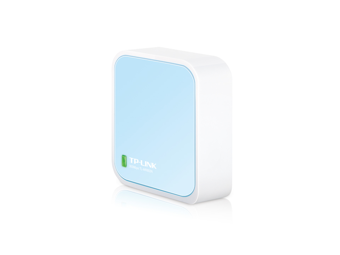 TP-Link TL-WR802N Router Inalámbrico Ethernet Rápido Banda única (2.4 GHz) Wi-Fi 4 (802.11n) 300 Mbit/s Color Azul y Blanco