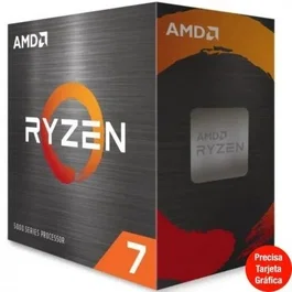 AMD Procesador Ryzen 7 5700X 3.4GHz (AM4, Box sin ventilador) - 100-100000926WOF