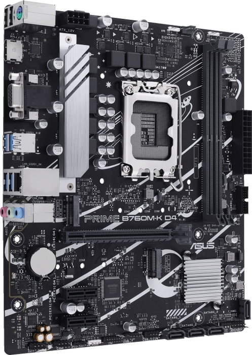 ASUS PRIME B760M-K D4 DDR4 Micro ATX ASUS PRIME B760M-K D4 DDR4 Micro ATX