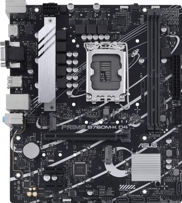 ASUS PRIME B760M-K D4 DDR4 Micro ATX ASUS PRIME B760M-K D4 DDR4 Micro ATX