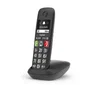 Gigaset S30852-H2901-D201 E290 Teléfono Fijo Inalámbrico DECT/Analógico con Teclas Grandes, Pantalla de Alta Visibilidad, 150 Contactos y Contestador Automático - Negro