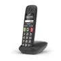 Gigaset S30852-H2901-D201 E290 Teléfono Fijo Inalámbrico DECT/Analógico con Teclas Grandes, Pantalla de Alta Visibilidad, 150 Contactos y Contestador Automático - Negro