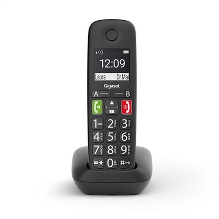 Gigaset E290 Teléfono Inalámbrico de Teclas Grandes Negro