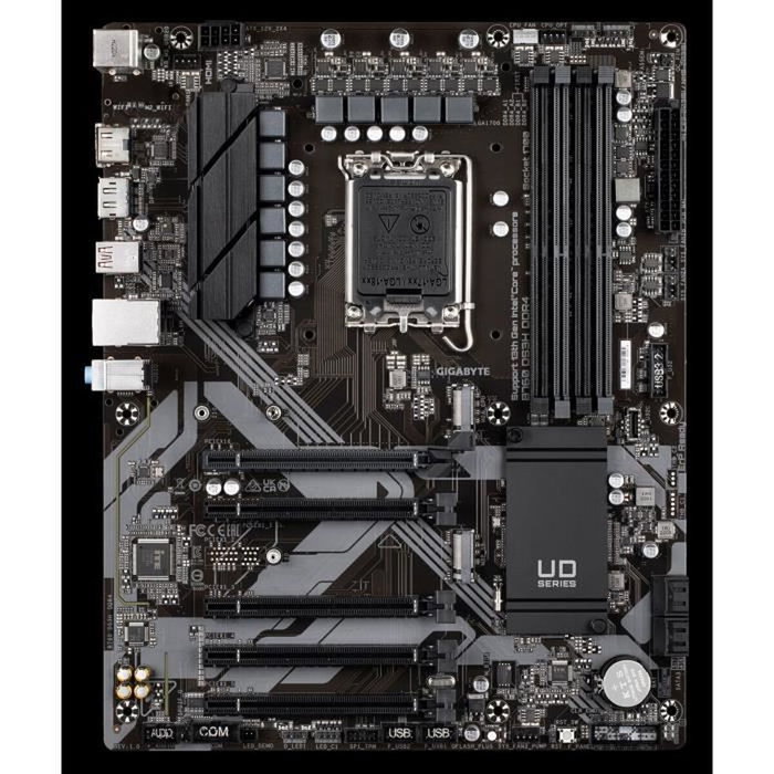 Gigabyte B760 DS3H DDR4 Placa Base LGA 1700 ATX Gigabyte B760 DS3H DDR4 Placa Base LGA 1700 ATX