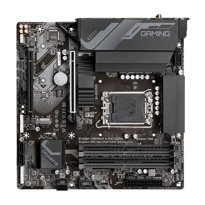 Gigabyte B760 DS3H DDR4 Placa Base LGA 1700 ATX Gigabyte B760 DS3H DDR4 Placa Base LGA 1700 ATX