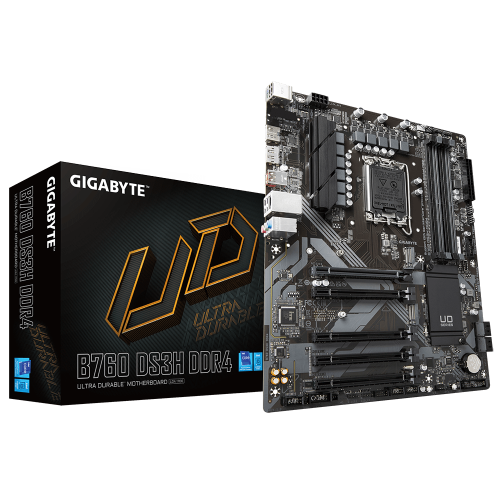 Gigabyte B760 DS3H DDR4 Placa Base Intel LGA 1700 ATX