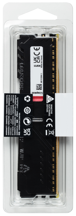 Kingston Fury Beast 16GB DDR4 3200MHz CL16 Módulo de Memoria RAM para PC, Negro