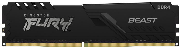 Kingston Fury Beast 16GB DDR4 3200MHz CL16 Módulo de Memoria RAM para PC, Negro