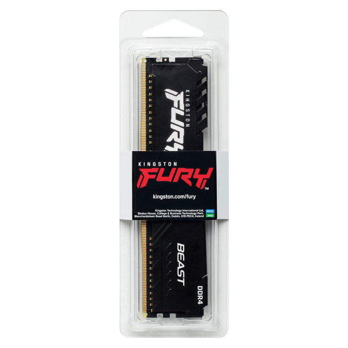 Kingston Fury Beast Black KF432C16BB1/16 - Memoria RAM 16GB DDR4 3200MHz CL16