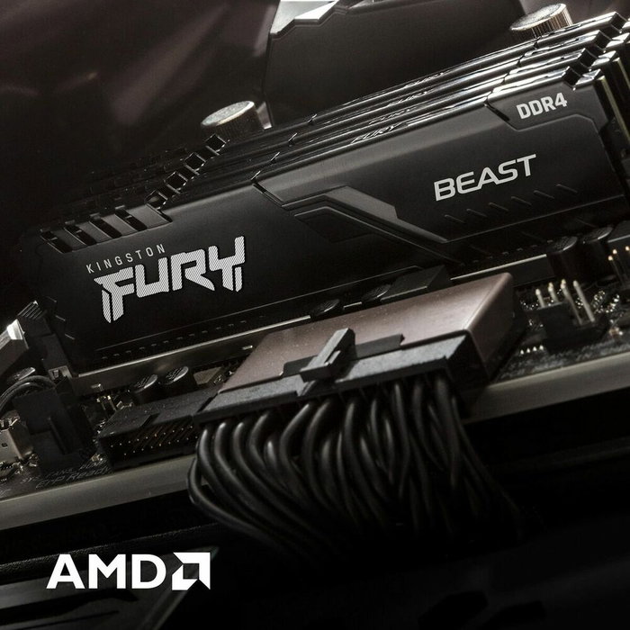 Kingston Technology FURY Beast 16GB 3200MT/s DDR4 CL16 DIMM Black