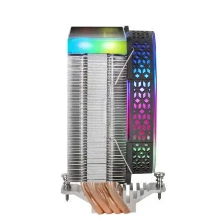 MARS GAMING MCPUVR Disipador CPU ARGB 180W Multisocket Intel/AMD 4 Heatpipes 120mm