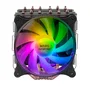 Mars Gaming MCPU-XT Disipador de CPU con Doble Torre y 2 Ventiladores ARGB 12cm, TDP 300W, Compatibilidad Universal Intel/AMD, Color Negro