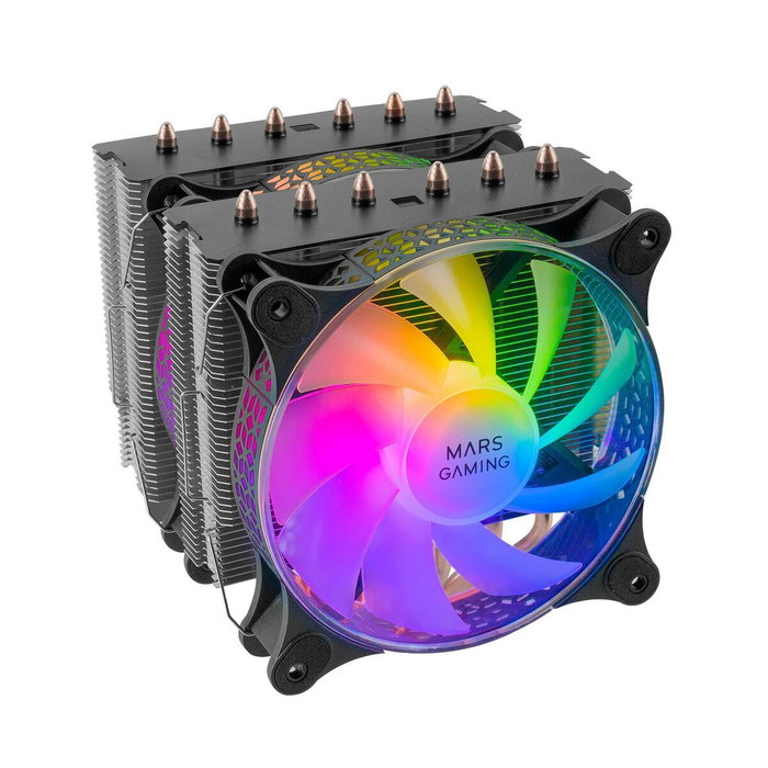 Mars Gaming MCPU-XT Disipador de CPU ARGB Negro 300W TDP