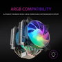 Mars Gaming MCPU-XT Disipador de CPU ARGB Negro 300W TDP