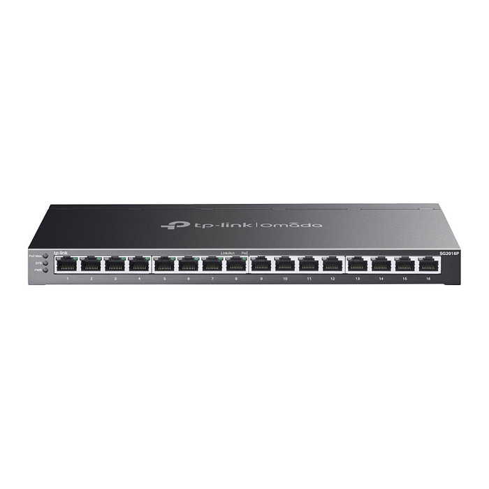 TP-Link Omada SG2016P Switch de 16 puertos Gigabit con 8 puertos PoE+ TP-Link Omada SG2016P Switch de 16 puertos Gigabit con 8 puertos PoE+