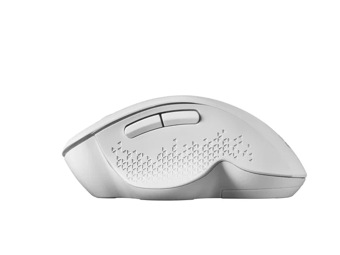 Mars Gaming MMWERGO Ratón Gaming Inalámbrico 2.4GHz Ergonómico para Mano Derecha, Sensor Óptico 3200 DPI, Switches Mecánicos Kailh, Blanco, Compatible con PC, Mac, PS5, PS4, Xbox