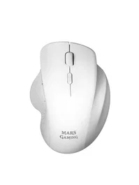 Mars Gaming MMWERGO Ratón Gaming Inalámbrico Ergonómico 3200 DPI Blanco