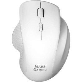 Mars Gaming MMWERGO Ratón Gaming Inalámbrico Ergonómico Blanco