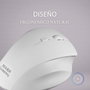 Mars Gaming MMWERGO Ratón Gaming Inalámbrico Ergonómico Blanco