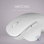 Mars Gaming MMWERGO Ratón Gaming Inalámbrico Ergonómico Blanco