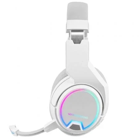 Mars Gaming MHW100W Auriculares Gaming Inalámbricos con Micrófono Jack 3.5mm Blancos