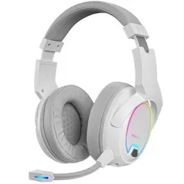 Mars Gaming MHW100W Auriculares Gaming Inalámbricos con Micrófono Jack 3.5mm Blancos